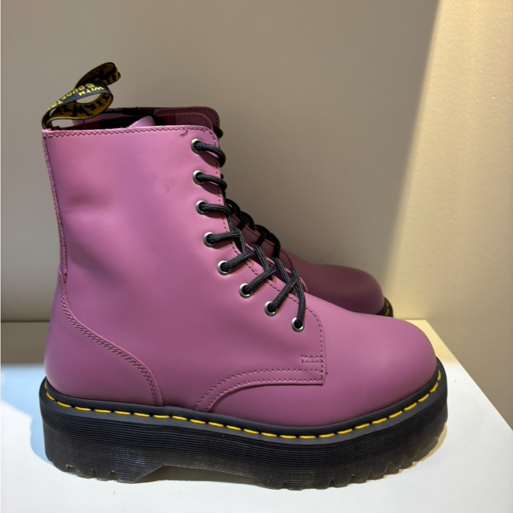 DR. MARTENS JADON SMOOTH LEATHER MUTED PURPLE US10